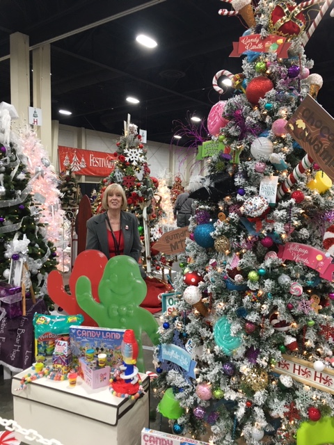 Jane at Festival of Trees