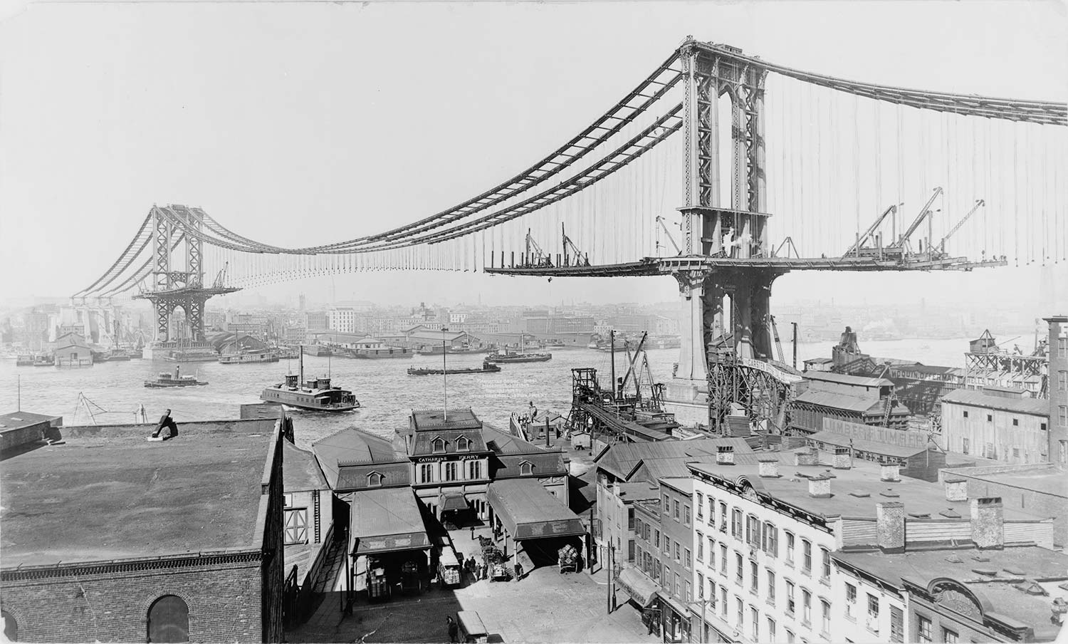 Manhattan Bridge Construction