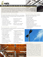 MEP Design brochure