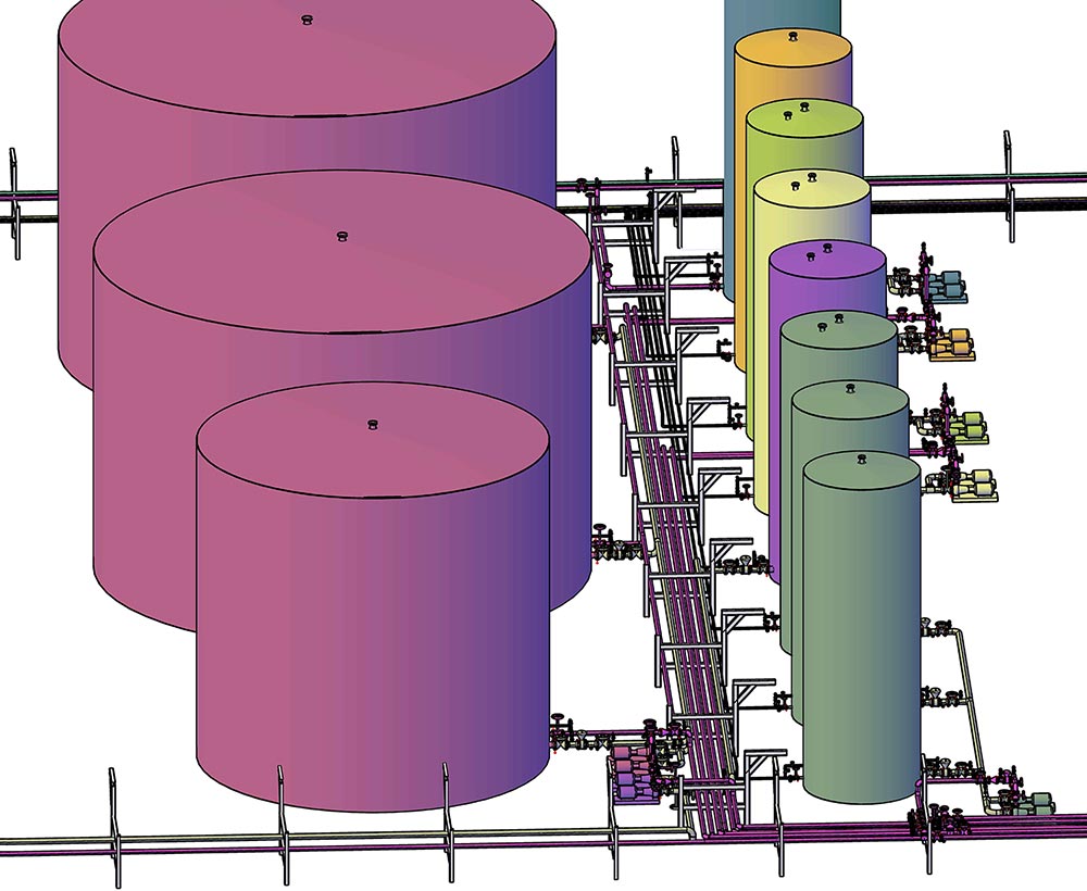 Refinery piping