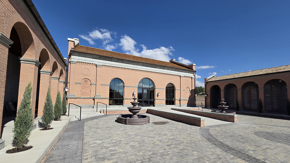 Heber City Cemetery Admin Building and Columbarium exterior front