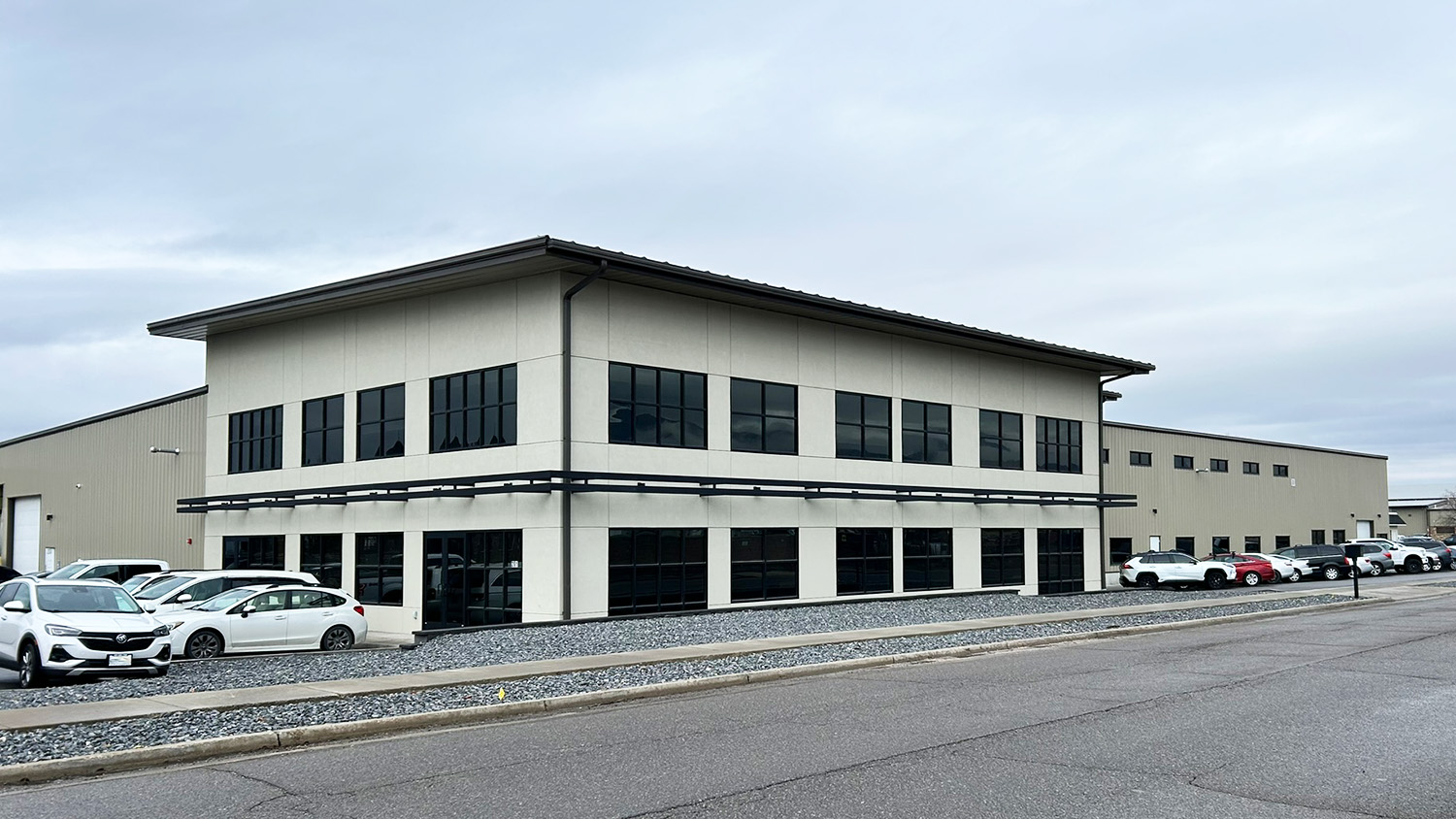 Camp Chef building wide exterior shot